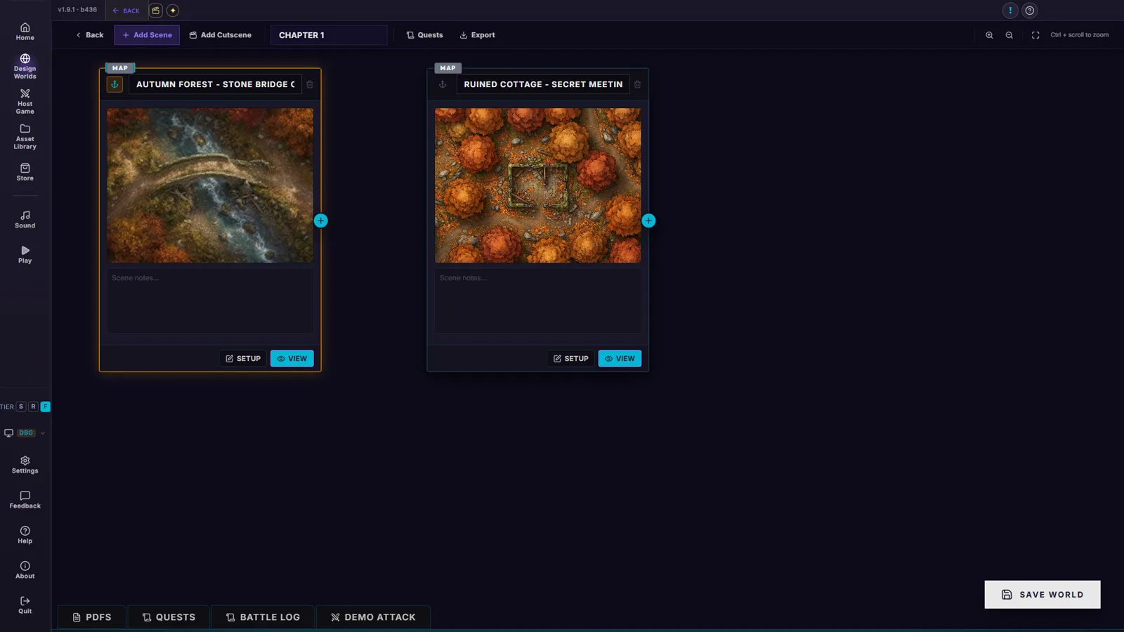 Your worlds — create, import and build